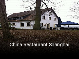 China Restaurant Shanghai tisch reservieren