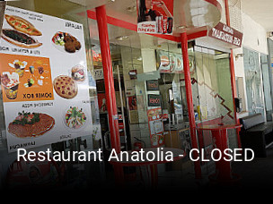 Restaurant Anatolia - CLOSED tisch reservieren