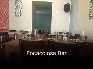 Jetzt bei Focacciosa Bar einen Tisch reservieren