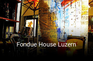 Fondue House Luzern tisch buchen