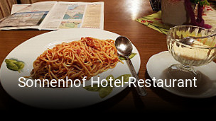 Sonnenhof Hotel-Restaurant tisch buchen