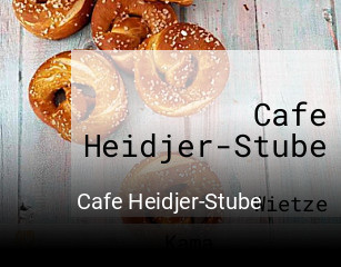 Cafe Heidjer-Stube reservieren