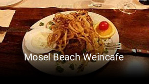 Mosel Beach Weincafe tisch reservieren