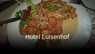 Jetzt bei Hotel Luisenhof einen Tisch reservieren