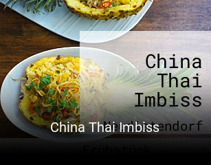 China Thai Imbiss tisch buchen