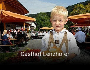Gasthof Lenzhofer tisch reservieren
