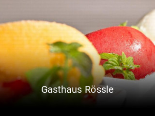 Gasthaus Rössle tisch reservieren