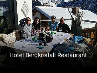 Hotel Bergkristall Restaurant reservieren