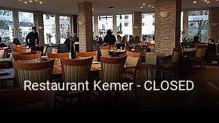 Restaurant Kemer - CLOSED reservieren