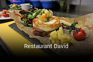 Restaurant David online reservieren