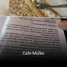 Cafe Müller reservieren