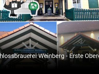 Schlossbrauerei Weinberg - Erste Oberösterreichische Gasthausbrauerei reservieren