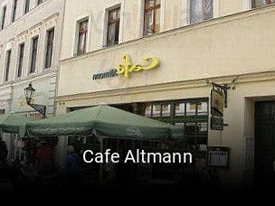 Cafe Altmann tisch reservieren