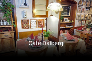 Jetzt bei Cafe Dalberg einen Tisch reservieren