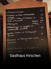 Gasthaus Hirschen tisch reservieren