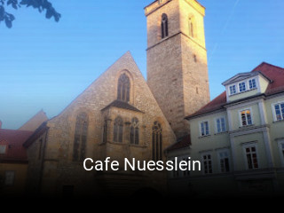 Jetzt bei Cafe Nuesslein einen Tisch reservieren