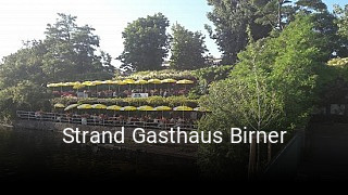 Strand Gasthaus Birner tisch reservieren