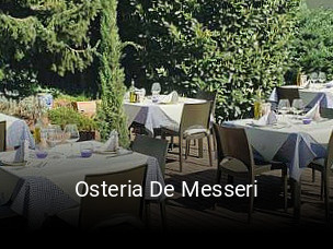 Jetzt bei Osteria De Messeri einen Tisch reservieren