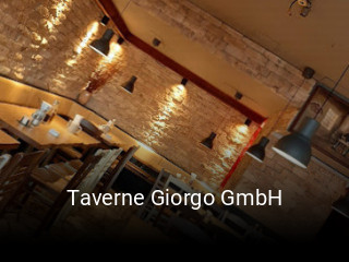 Jetzt bei Taverne Giorgo GmbH einen Tisch reservieren