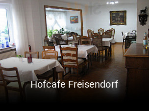 Hofcafe Freisendorf tisch buchen