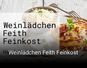 Weinlädchen Feith Feinkost online reservieren