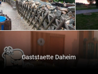 Gaststaette Daheim tisch buchen