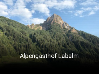 Jetzt bei Alpengasthof Labalm einen Tisch reservieren