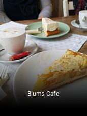 Blums Cafe tisch reservieren