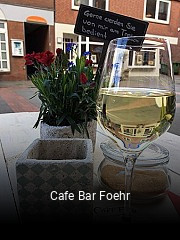 Cafe Bar Foehr tisch reservieren