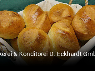 Jetzt bei Bäckerei & Konditorei D. Eckhardt GmbH & Co einen Tisch reservieren