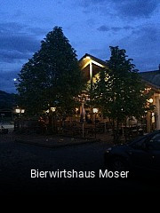 Bierwirtshaus Moser tisch buchen
