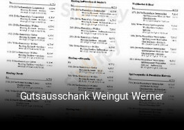Jetzt bei Gutsausschank Weingut Werner einen Tisch reservieren