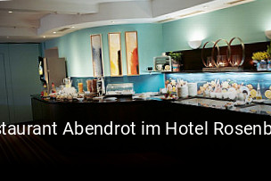 Restaurant Abendrot im Hotel Rosenburg tisch buchen