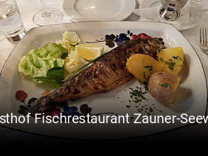 Gasthof Fischrestaurant Zauner-Seewirt online reservieren