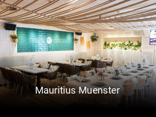 Mauritius Muenster tisch reservieren