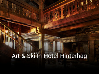 Jetzt bei Art & Ski In Hotel Hinterhag einen Tisch reservieren
