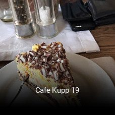 Jetzt bei Cafe Kupp 19 einen Tisch reservieren