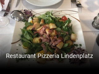 Jetzt bei Restaurant Pizzeria Lindenplatz einen Tisch reservieren