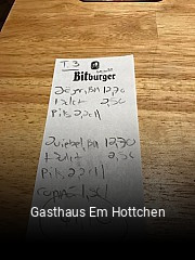 Gasthaus Em Hottchen tisch reservieren