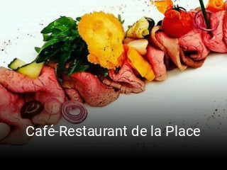 Café-Restaurant de la Place tisch reservieren