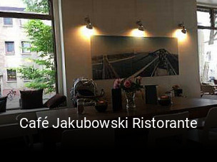 Jetzt bei Café Jakubowski Ristorante einen Tisch reservieren