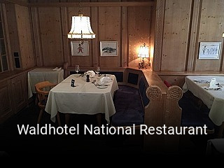 Waldhotel National Restaurant tisch reservieren