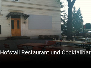 Jetzt bei Hofstall Restaurant und Cocktailbar einen Tisch reservieren