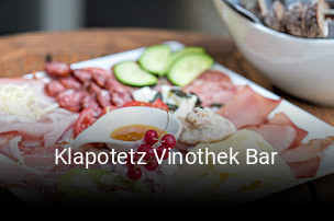 Klapotetz Vinothek Bar reservieren