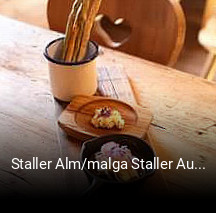 Staller Alm/malga Staller Ausserwegerhuette tisch reservieren