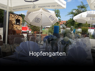 Hopfengarten tisch reservieren
