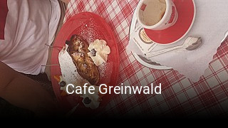 Cafe Greinwald tisch reservieren