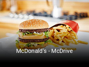 McDonald's - McDrive tisch reservieren