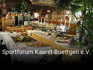 Jetzt bei Sportforum Kaarst-Buettgen e.V. einen Tisch reservieren