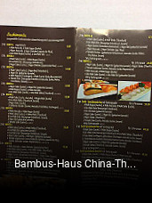 Jetzt bei Bambus-Haus China-Thai einen Tisch reservieren